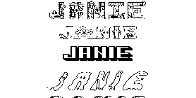 Coloriage Janie