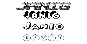 Coloriage Janig