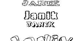Coloriage Janik