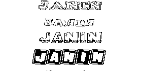 Coloriage Janin