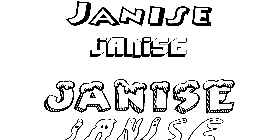 Coloriage Janise