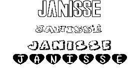 Coloriage Janisse