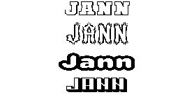 Coloriage Jann