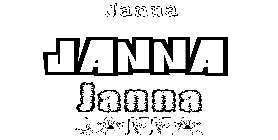 Coloriage Janna