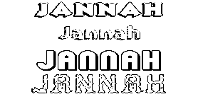 Coloriage Jannah