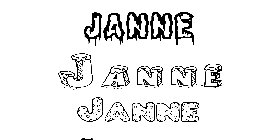 Coloriage Janne