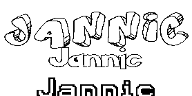 Coloriage Jannic