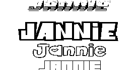 Coloriage Jannie