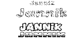 Coloriage Jannik