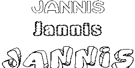Coloriage Jannis