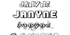Coloriage Janyne