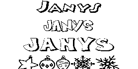Coloriage Janys