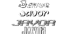 Coloriage Javor