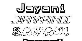 Coloriage Jayani