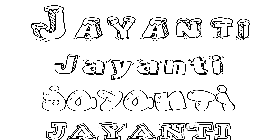 Coloriage Jayanti