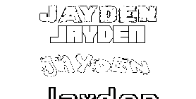Coloriage Jayden