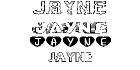 Coloriage Jayne