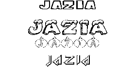 Coloriage Jazia