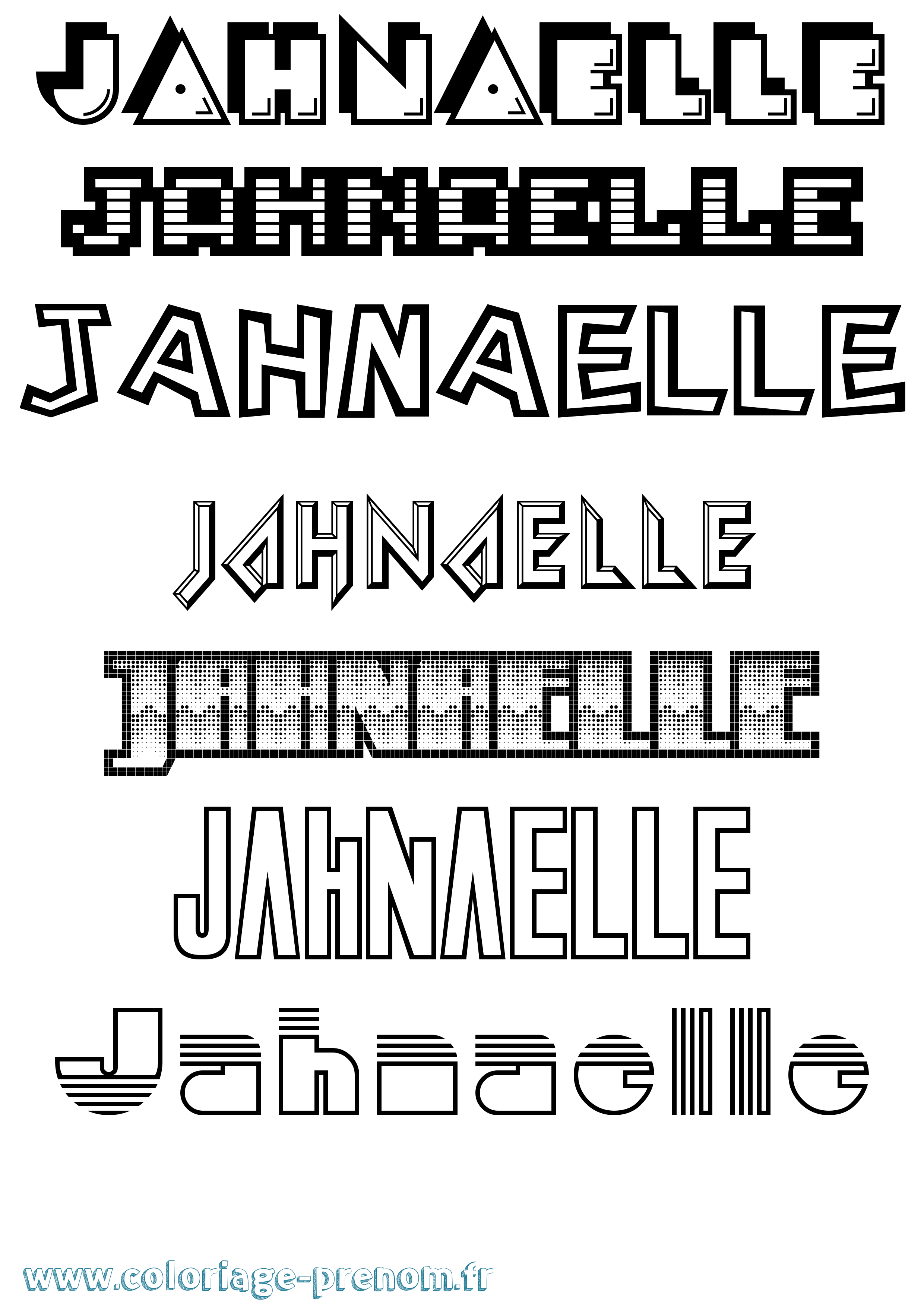 Coloriage Jahnaelle Jeux Vidéos Coloriage prénom Jahnaelle Jeux Vidéos
