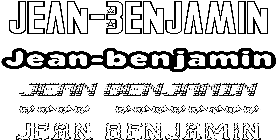 Coloriage Jean-Benjamin