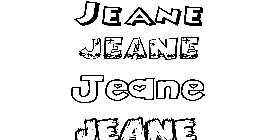 Coloriage Jeane