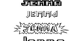 Coloriage Jemma