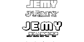 Coloriage Jemy