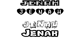 Coloriage Jenah