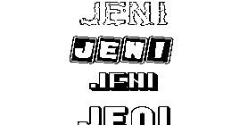 Coloriage Jeni