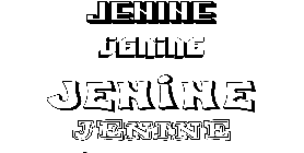 Coloriage Jenine