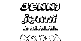 Coloriage Jenni