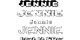 Coloriage Jennie
