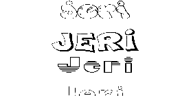 Coloriage Jeri