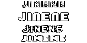 Coloriage Jinene