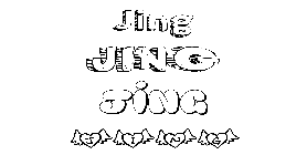 Coloriage Jing