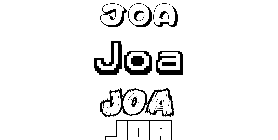 Coloriage Joa