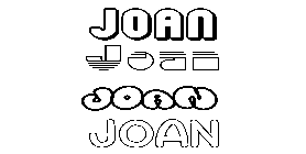 Coloriage Joan