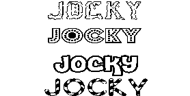 Coloriage Jocky