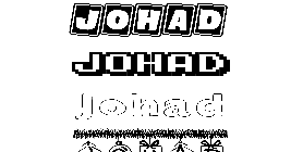 Coloriage Johad