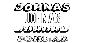 Coloriage Johnas