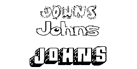 Coloriage Johns