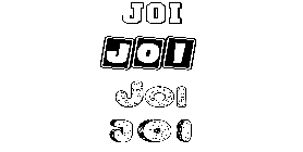 Coloriage Joi