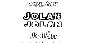 Coloriage Jolán