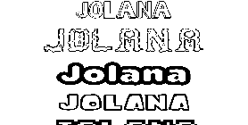 Coloriage Jolana