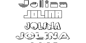 Coloriage Jolina