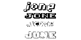 Coloriage Jone