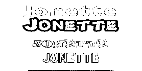 Coloriage Jonette