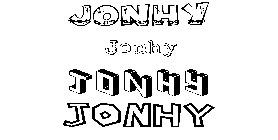 Coloriage Jonhy