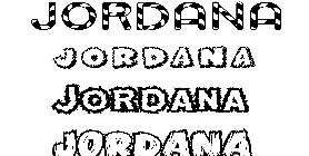 Coloriage Jordana