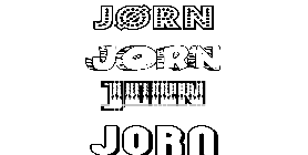 Coloriage Jørn